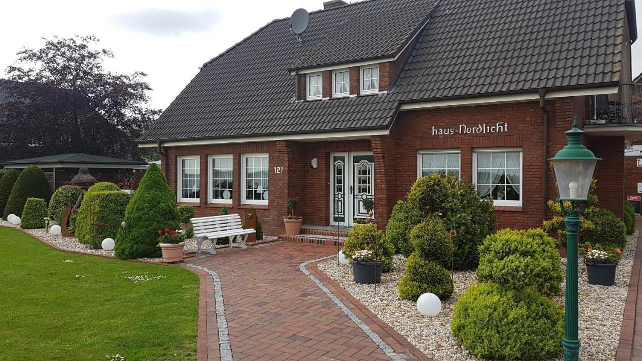 Hausnordlicht FEWO 4 Dornum Exterior foto